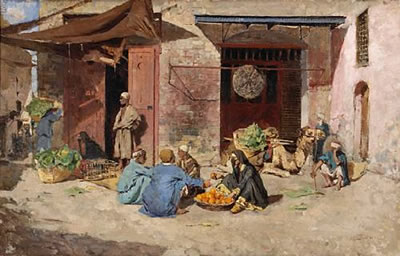 Uberto Dell'orto : The orange seller