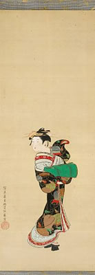 Tsukioka Settei : A Woman of the Genroku Period