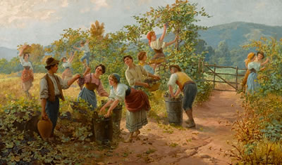 Carlo Ferranti : The grape harvest