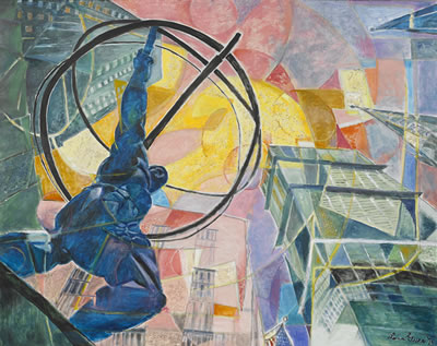 Lena Gurr : Atlas at Rockefeller Center