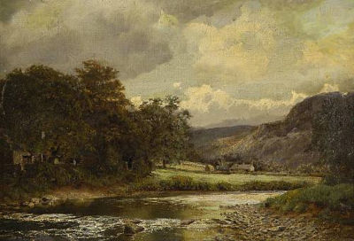 Isaac Cooke : River landscape