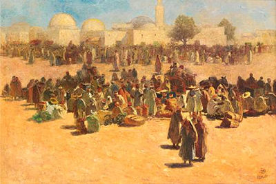 Odon Tull : Before the Mosque, Tunisia