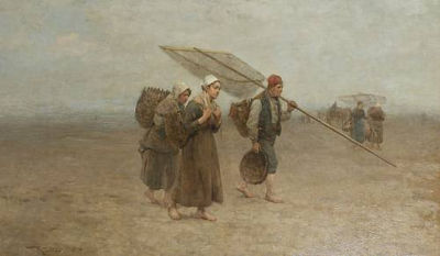 Robert MacGregor : Breton fisherfolk returning