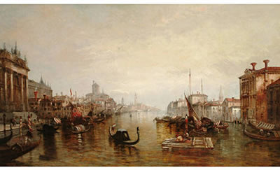 Alfred Pollentine : On the Grand canal