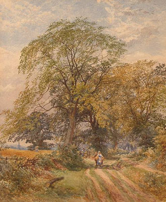 James S Gresley : 'A Country Lane'