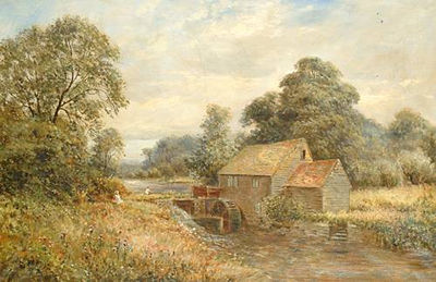 Henry Cooper : Fishing; The mill stream (2)