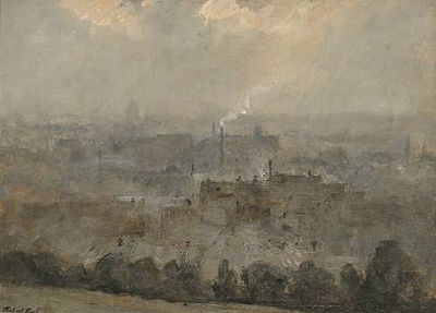 James Herbert Snell : View of London from Parliament Hill