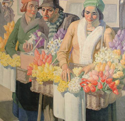 Harold Dearden : The flower seller