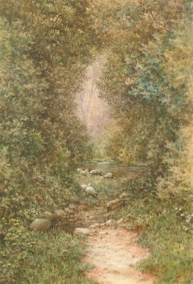 William Foster : 'Sheep in the Glade'