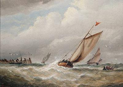 William (of Ramsgate) Broome : Sailing vessels, a pair