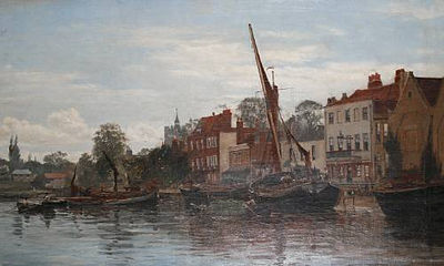 Frederick A Winkfield : Unloading, Chiswick