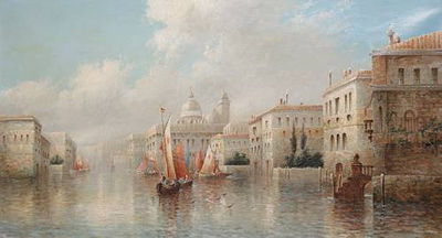 James Salt : A pair of Venetian capriccio scenes (2)