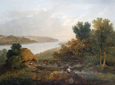 James George Philp : 'Helford river from Manaccan'