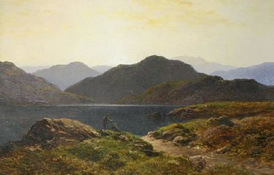 Kate Gilbert : Evening, Llyn Dinas, North Wales; and The Isle of Bute, Scotland, (Pair)