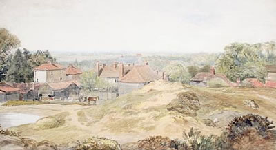 Francis Oliver Finch : Landscape, probably Frognal