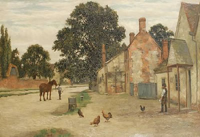 Richard William Halfnight : A village street