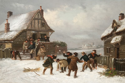 Thomas Smythe : The snowball fight