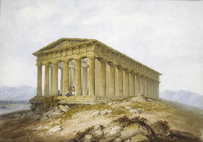 William Page : The Temple of Theseus, Athens