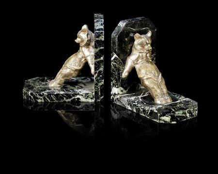 Maurice Frecourt : Bear Bookends