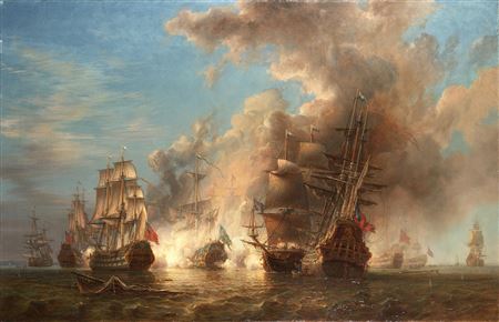 Johan Christian Berger : An Anglo-Swedish skirmish in the Channel in 1704