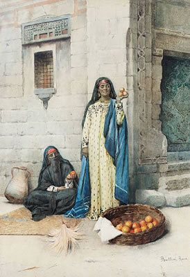 Filippo Bartolini : The orange seller