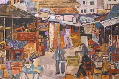 Apostolos Tsirogiannis : Flea market, Plateia Avissinias