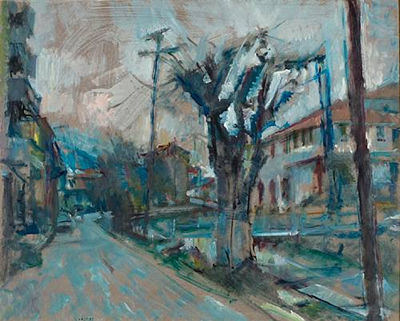 Kostas Loustas : Street in Florina