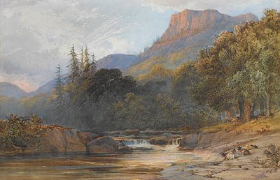 David Hall McKewan : Cox's Crags, Bettws-y-Coed, North Wales