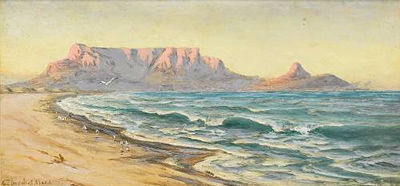 Edward Clark Churchill Mace : Evening Glow, Table Mountain