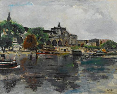 Emile Boyer : Near the Madeleine, Paris