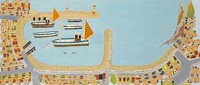 Bryan Pearce : St Ives Harbour I, 1965