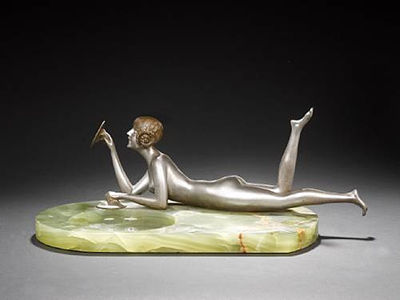 Otto Lange : Art Deco Figure, circa 1925