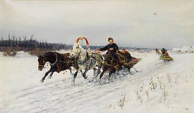 Sergei Semenovich Voroshilov : Sleigh ride