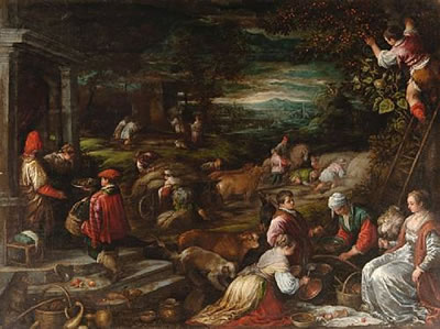 Leandro Bassano : An Allegory of Summer