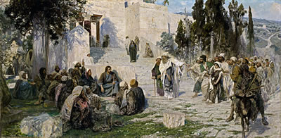 Vassili Dmitrievich Polenov : He that is without sin', 1908