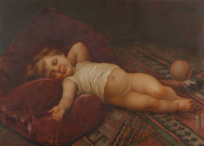 Virgilio Tojetti : Sleeping Cupid