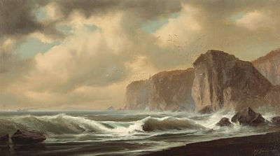 Gideon Jacques Denny : Coastal Cliffs