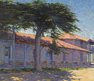 Mary Evelyn McCormick : The Customs House, Monterey