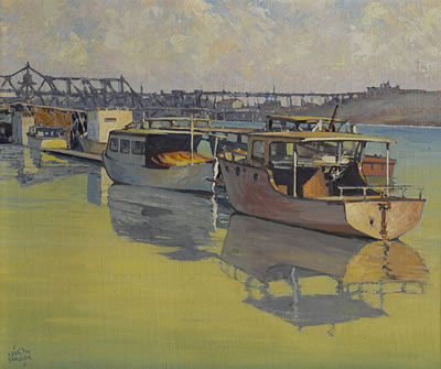 Irion Shields : River in November, Sacramento Delta