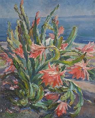 Mary Herrick Paxton Ross : Cactus by the Sea