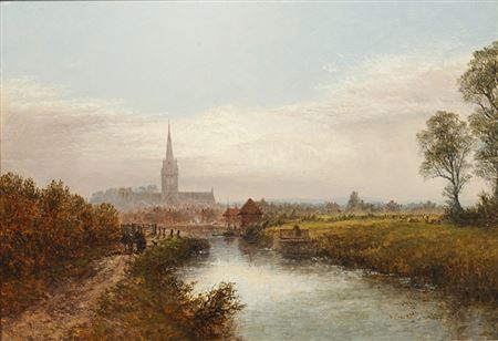 Alfred Dawson : 'View of Chichester'