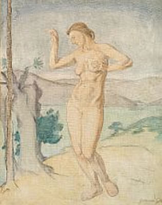 Johannes Glob : Study, dancing girl