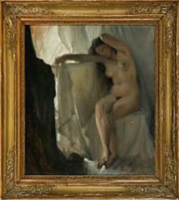 Frans Schwartz : A nude