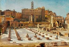 Karl George Jensen : View of Forum Romanum