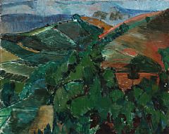 Poul Hauch-Fausboll : Landscape with hills