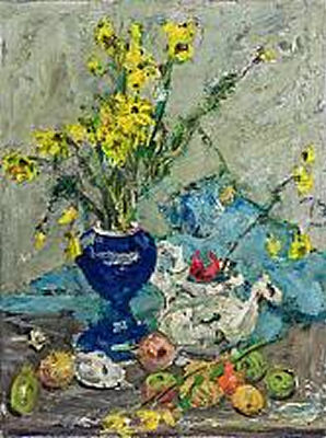 Peter Rostrup Boyesen : Still Life with Flowers