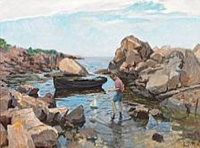 Erik William Johnsen : Coastel scenery from Bornholm