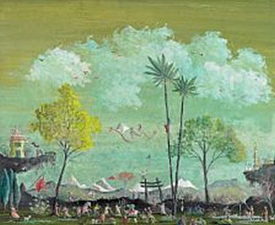 Carl Grunwald : 'Chinesische Landschaft'