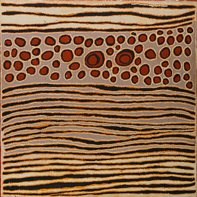 Pirrmangka Napanangka : Untitled (Kutungka Napanangka at Tjintjintjin), 1999