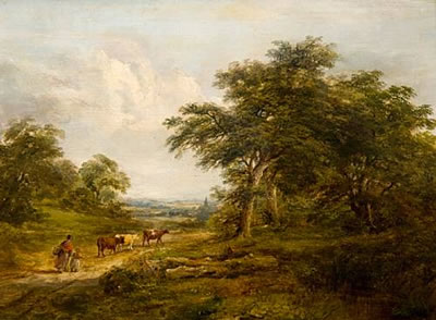 Robert Burrows : 'Scene near Monks Eley'